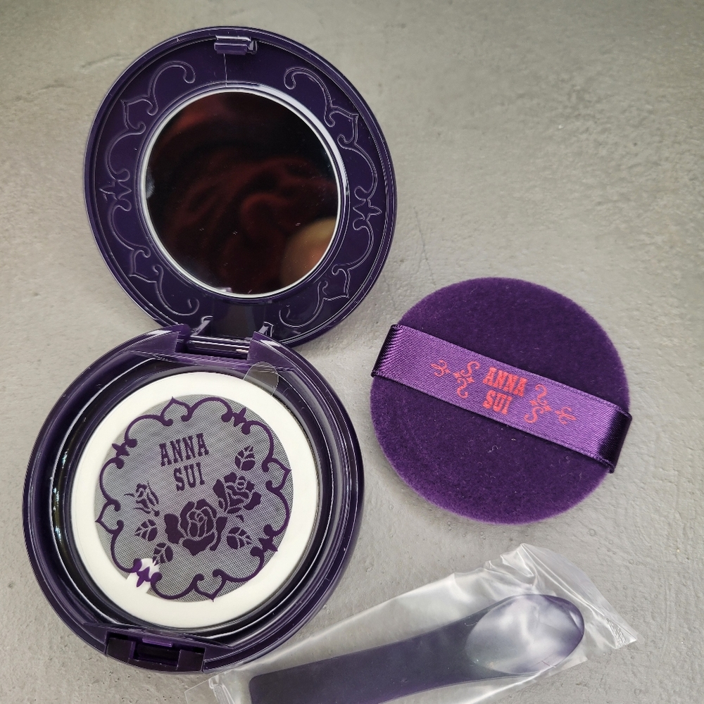 💸SOLD💰_🛑_💜ANNA SUI LUXURY FACE POWDER CASE MOP [BNIB]💜 - Picture 3 of 15